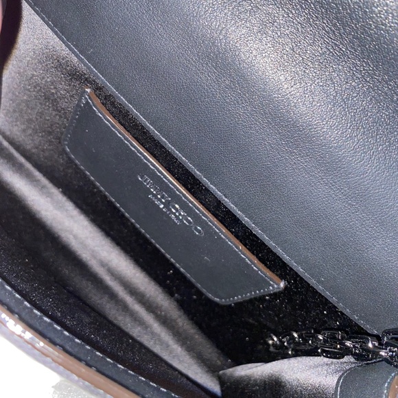 Brand New Jimmy Choo Clutch/ Mini Purse with chain - Picture 4 of 7